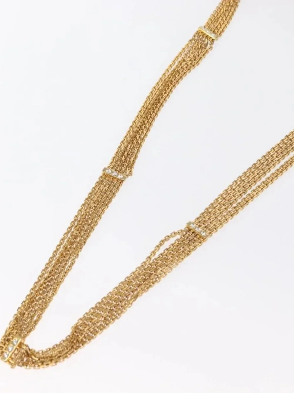 CHANEL Matelasse Single Flap Chain Shoulder Bag Leather Gold CC Auth 165938V
